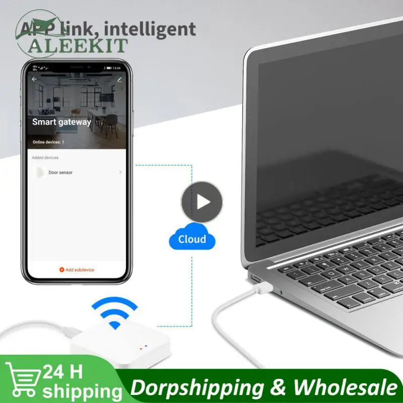 

Smart Wireless Gateway App Remote Control Tuya Mesh Bridge Bluetooth-compatible Bluetooth Gateway Wireless Gateway Smart Home
