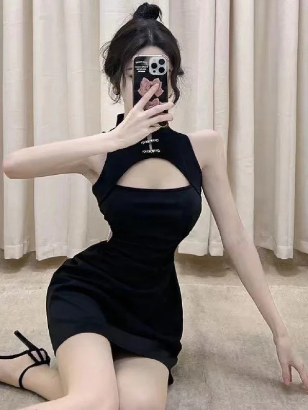 Платье-Ципао женское ТРАПЕЦИЕВИДНОЕ мягкое свободное приталенное платье с