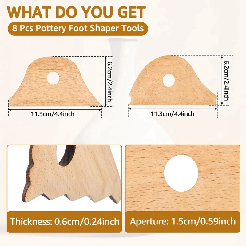 8 шт. инструменты для керамики обрезки керамических ребер моделирования ног из