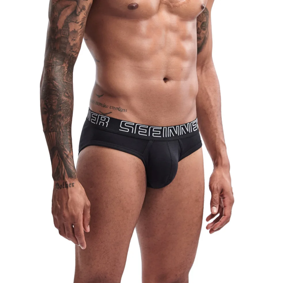 Рисунок 4 - Мужские сексуальные Однотонные трусы-джоки