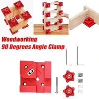 90 degrees right angle clamps spring auxiliary fixture splicing board positioning panel fixed clip square ruler woodworking tool