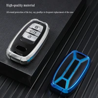 tpu car key case protective cover for audi a1 a3 a4 a5 a6 a7 a8 q3 q5 q7 s4 s5 s6 s7 s8 r8 tt key shell auto accessories