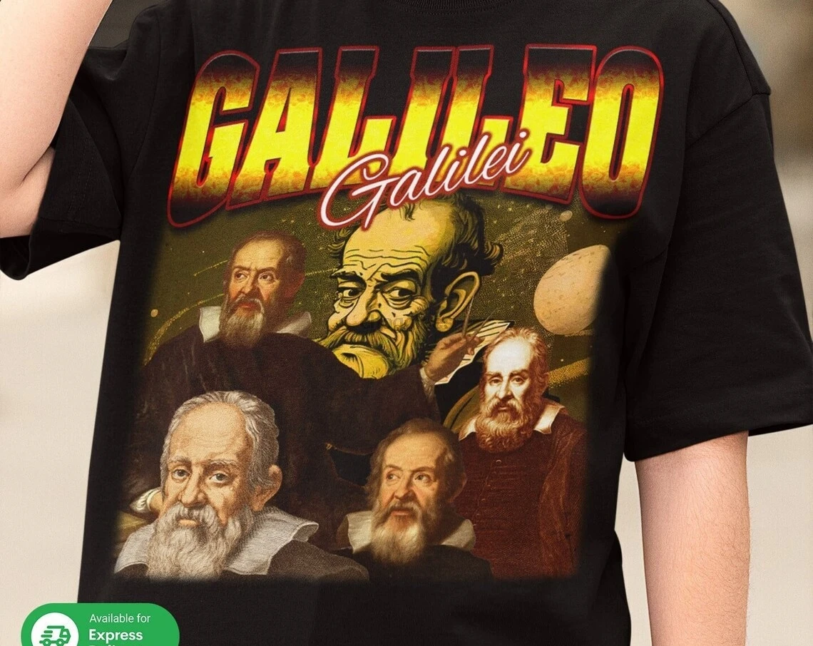 Рубашка Galileo необходимая для фанатов в ретро стиле