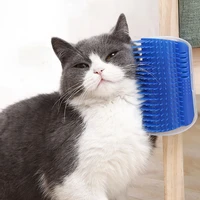 cat brush corner comb removable hair rubbing device massage brush scratching comb wall brush rubs with catnip grooming accessori