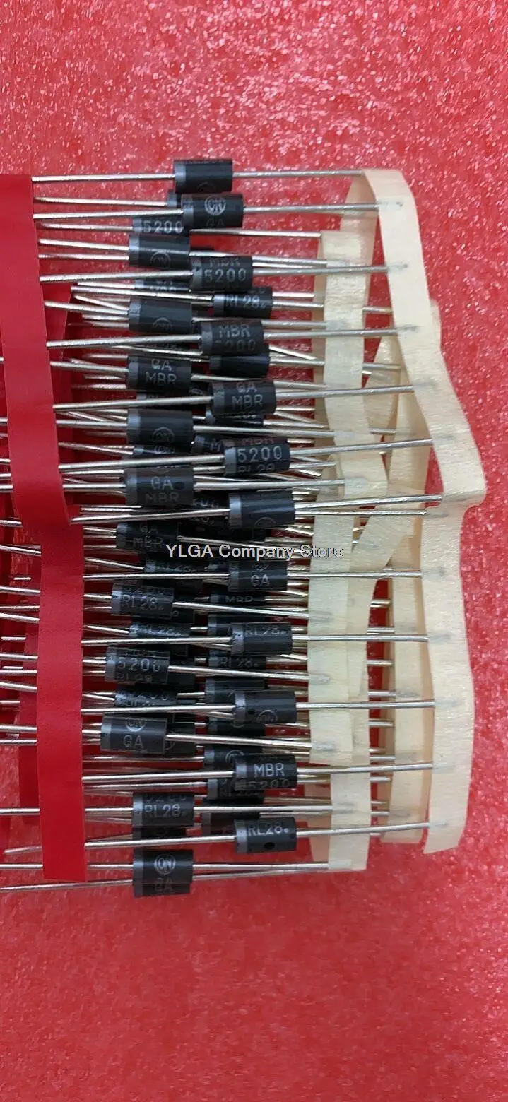 В диод Шоттки MBR5200 = SR5200 = SB5200