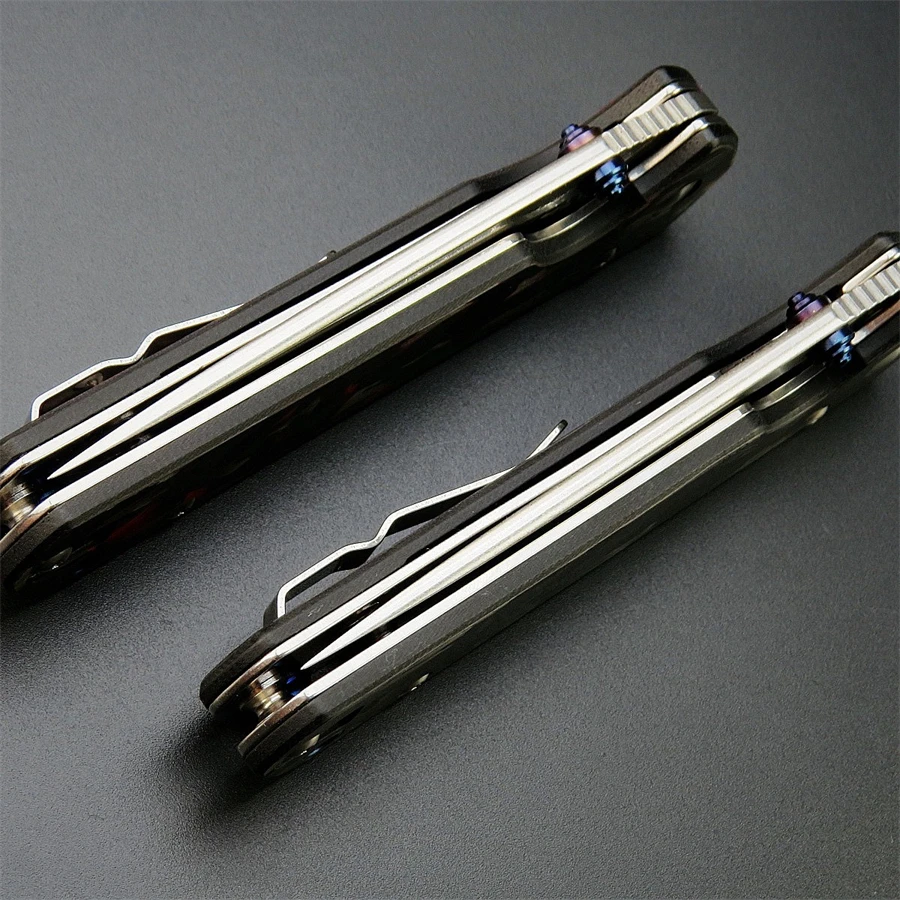 Sitivien ST8 EDC Складной нож K110 стальное лезвие ручка из углеродного волокна карманный