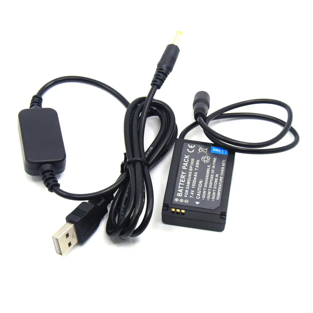 USB-кабель адаптера питания BP1030 фиктивная батарея муфта постоянного тока для