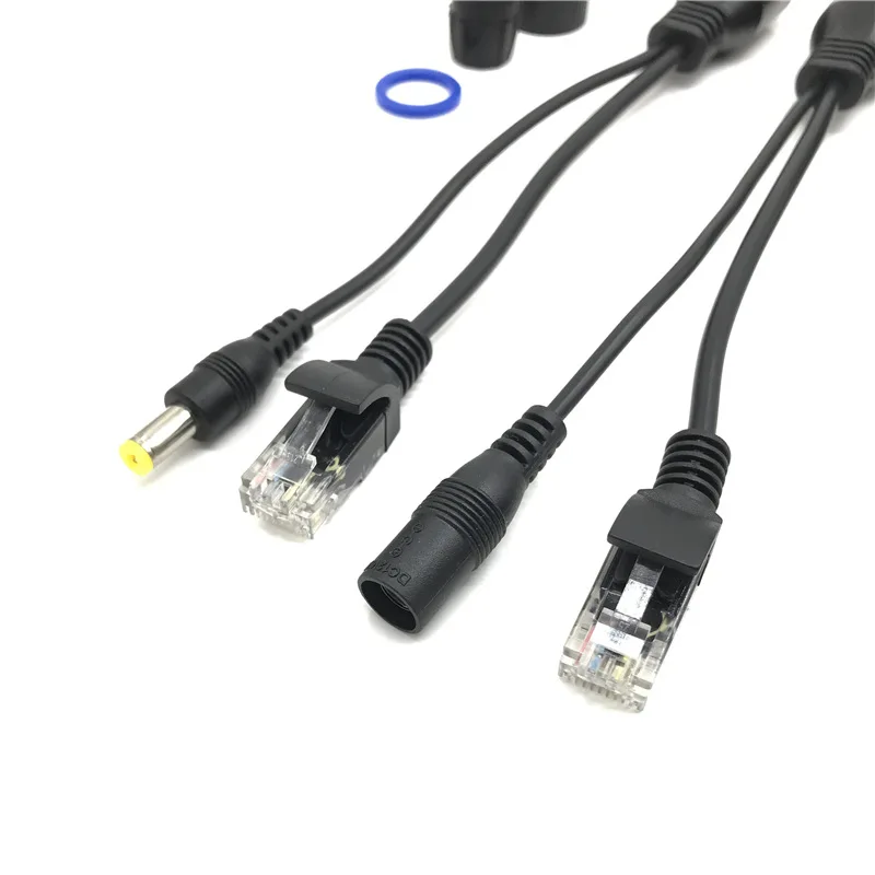 

10/100M Waterproof PoE Splitter with IEEE 802.3af Standard & 12V1A Output Power over Ethernet for IP Camera 5.5x2.1mm Connector