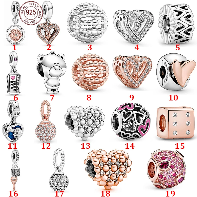 

Женский шарм-браслет в виде медведя