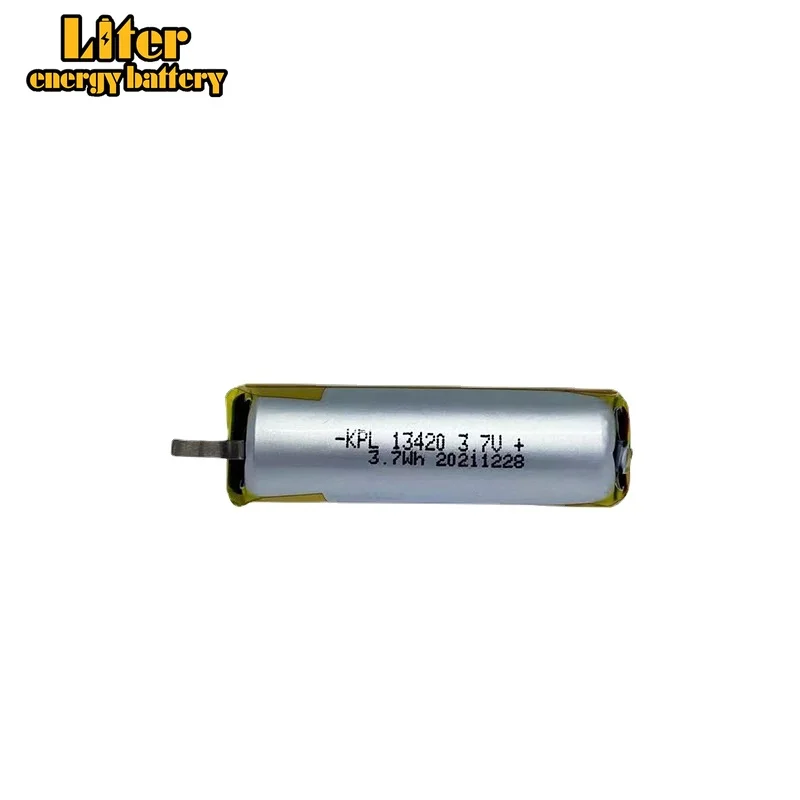 

13420 cylindrical polymer lithium battery smart pen touch pen battery digital products lighting equipment wholesale