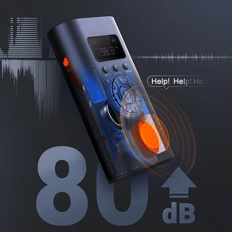 Станция питания Nextool 6 в 1 с ручным управлением AM FM-радио вспышка аварийное