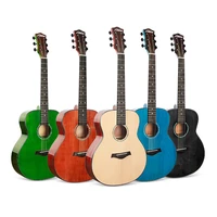 country professional acoustic guitar jazz travel knob quality children guitar beginner wood veneer guitarra music equipment