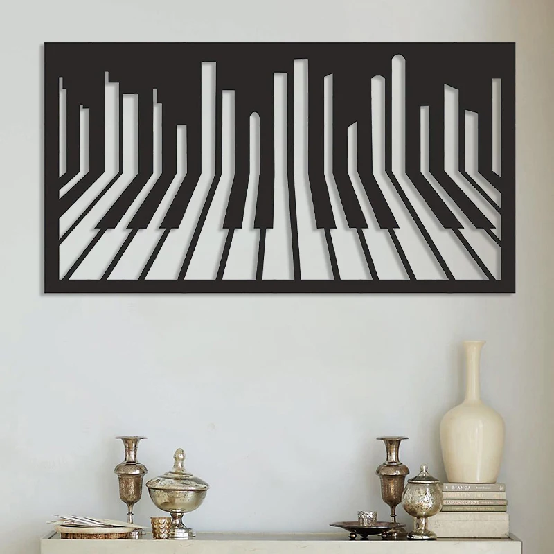 

Piano Art Decor For Home Office Living Room, Room Decor Aesthetic Acrylic Material Optional Sizes