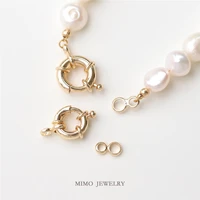 mimo jewelry copper plated steering wheel clasp sailor clasp bracelet necklace end clasp base diy accessories