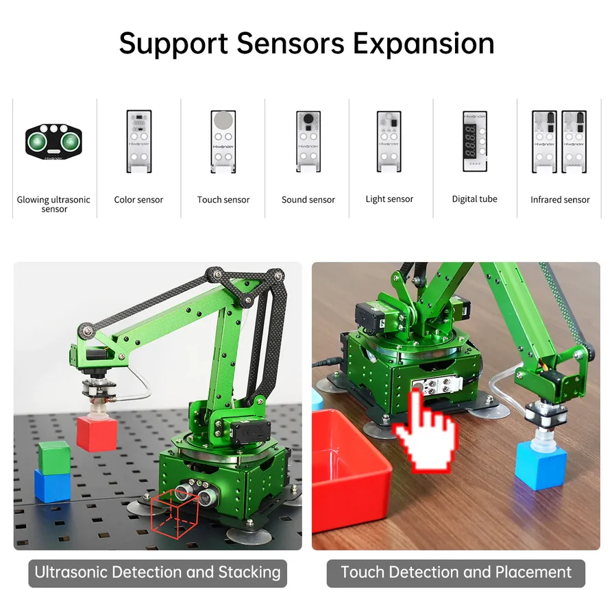 Новинка, 5 DOF робот Arm MaxArm с открытым исходным кодом, робототехника, манипулятор с ESP32 для питона и программы Arduino, обратная Кинематика (art.: 3920bf85ae1b7) - 3920bf85ae1b7