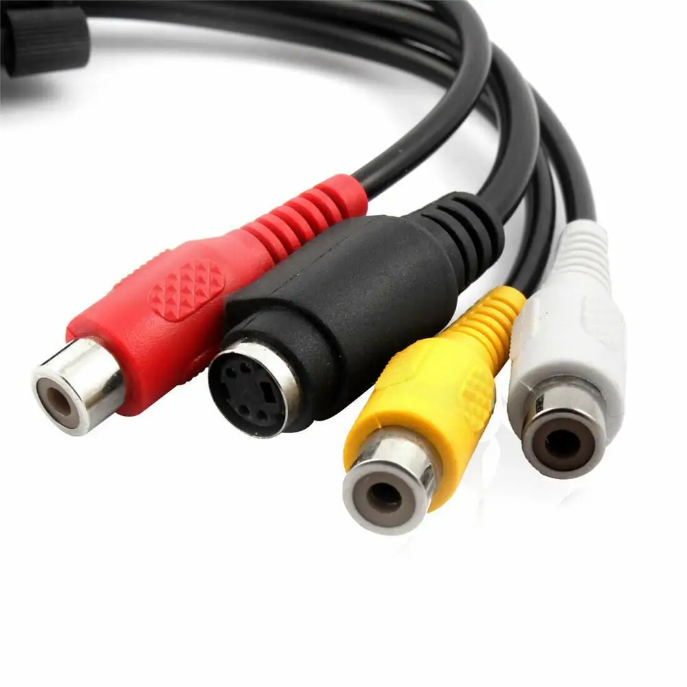 Кабель-адаптер VGA-S-Video конвертер AV аудио-и видеоадаптер Lotus head 3RCA для ПК компьютера