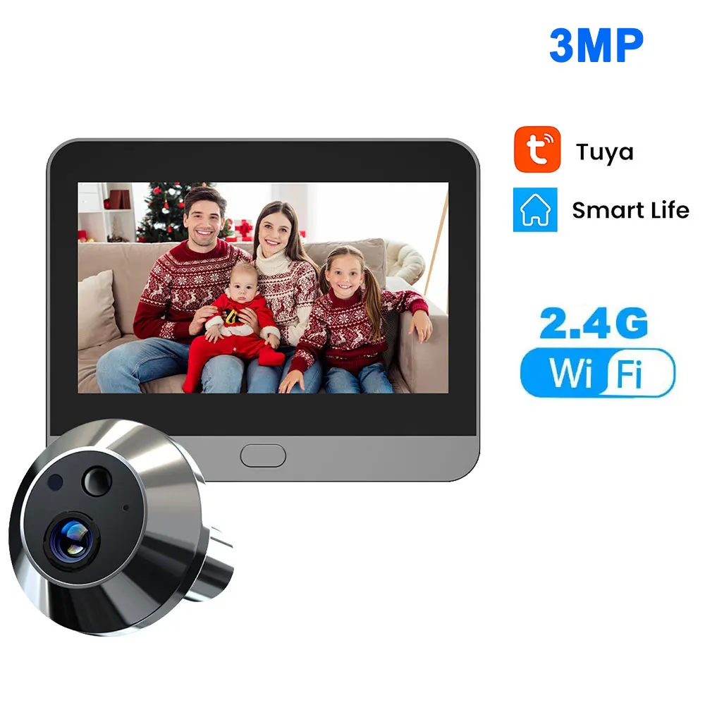 

Yuezhe Smart WiFi видеоглазок 3MP 4,3 дюйма