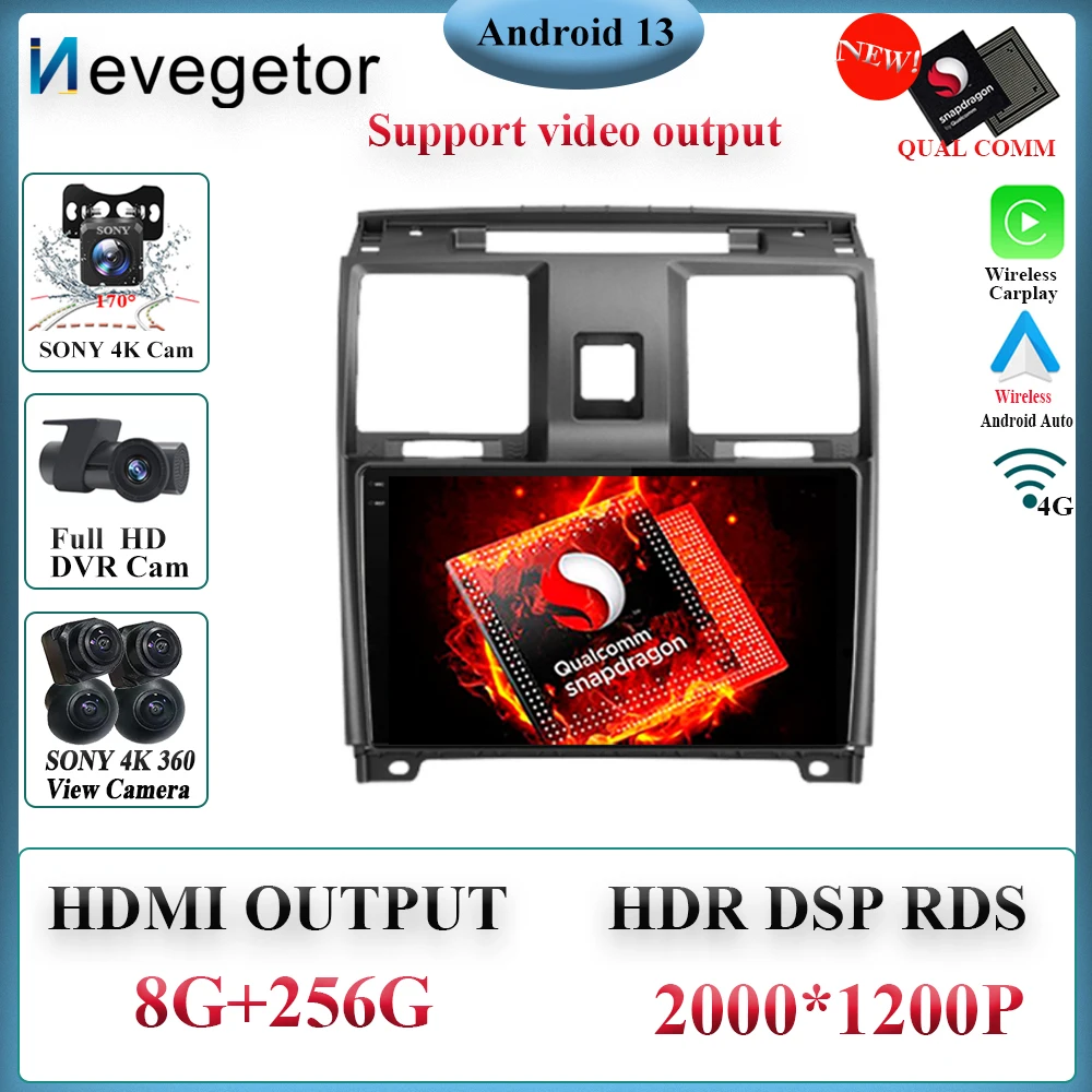 

Android 13 Qualcomm Snapdragon автомобильное радио для UAZ Patriot 2012 - 2016 мультимедийная лента рекордер Gps навигатор Автомобильный приемник