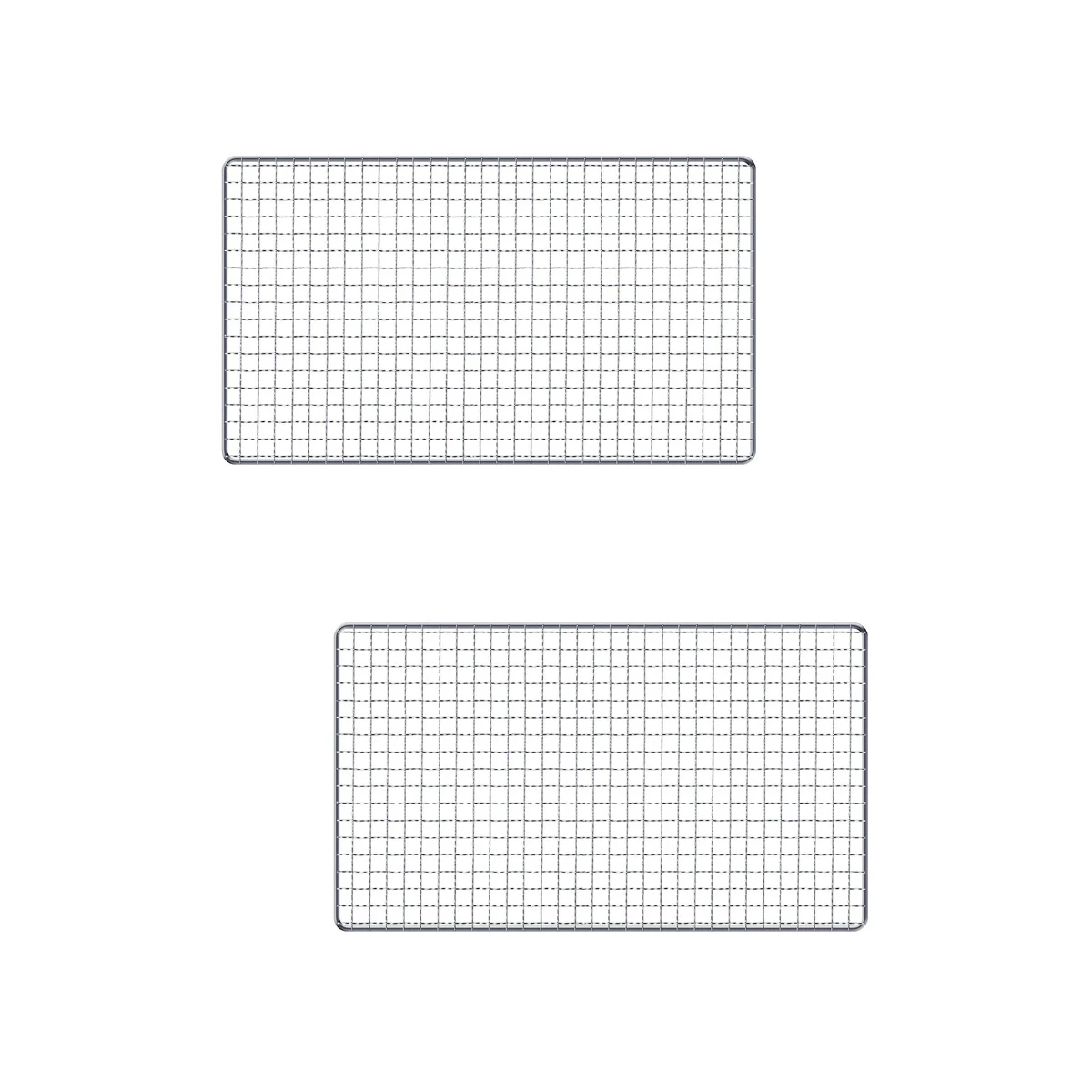 

Grill Bbq Mesh Barbecue Net Mat Basket Baking Rack Cooking Wire Stainless Steel Sheet Stick Non Metal Duty Pads Heavy Gas Cookie
