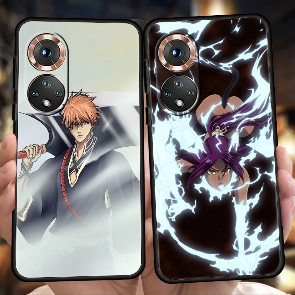 

Bleach Kurosaki Ichigo Phone Case For Honor 50 10i 20i Pro Cover Bag For Honor 20 20S 10 9 8A 8S 8X 7A 5.7inch 7X Silicone Shell