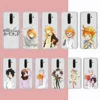 promised neverland phone case for samsung s20 s10 lite s21 plus for redmi note8 9pro for huawei p20 clear case