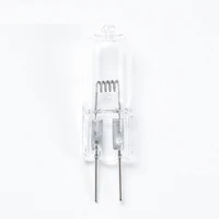 honeyfly 10pcs g6 35 projection halogen lamp 48v 100w 130w 150w warmwhite bulb clear crystal optical instruments stage lamp