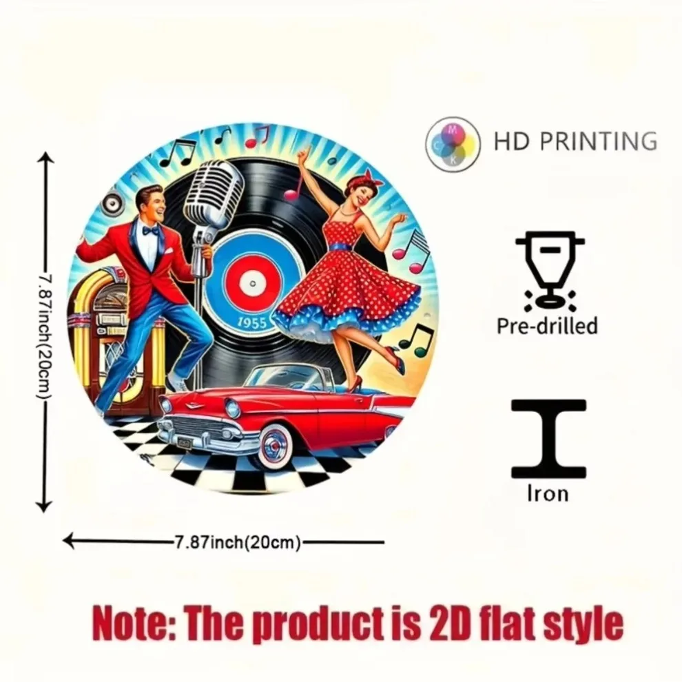 

Металлический декор "Танцующая пара с микрофоном" CIFBUY