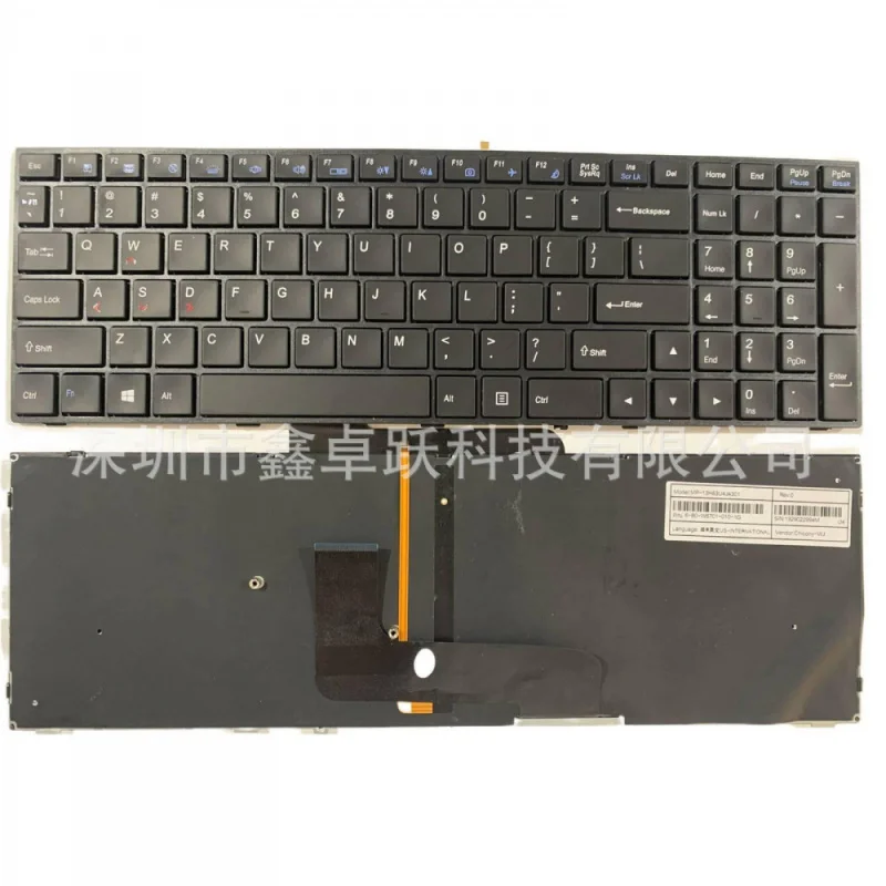 Клавиатура для ноутбуков Clevo N170RD, N170RD1, N170RF, N170RF1, N170SC, N170SD, P650 (art.: 3920dafb11eb6) - 3920dafb11eb6