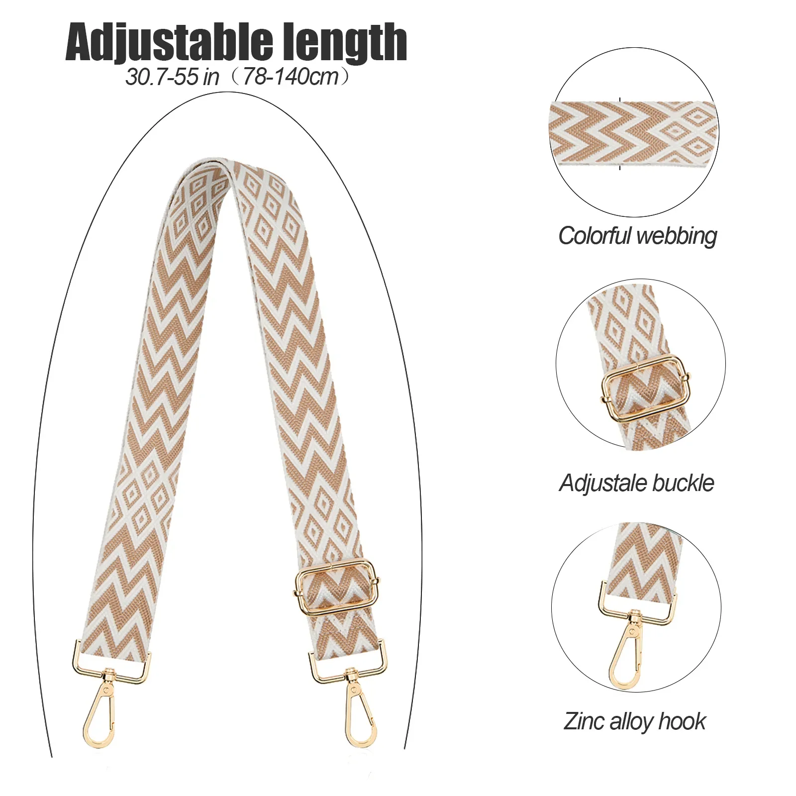 Красочные Нейлоновые И Хлопковые Ремни Для Женских Сумок Через Плечо