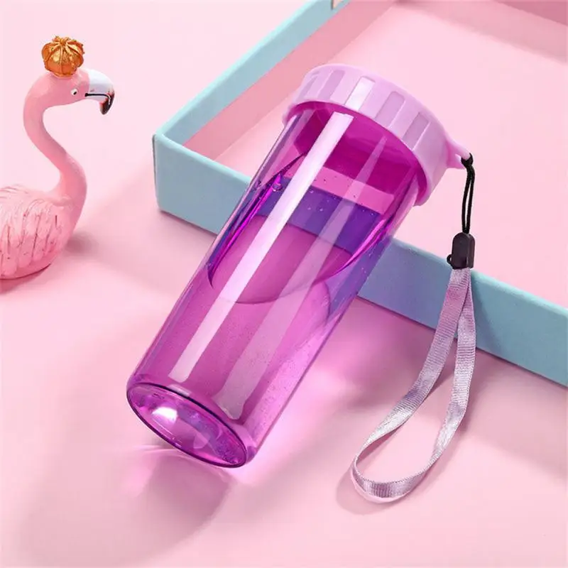 

Nylon Anti-fall Colorful Slightly Concave Cup Bottom Plastic Cup Fall Prevention Portable Water Cup Net Red Water Cup