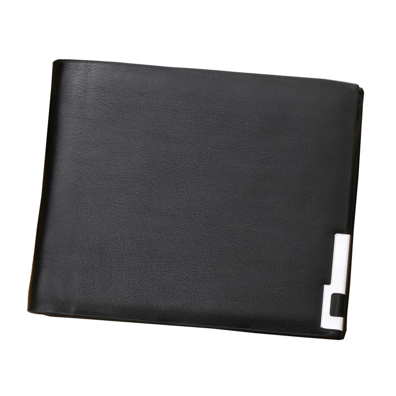 Мужской тонкий кошелек мужской короткий дизайнерский брендовый мягкий чехол для