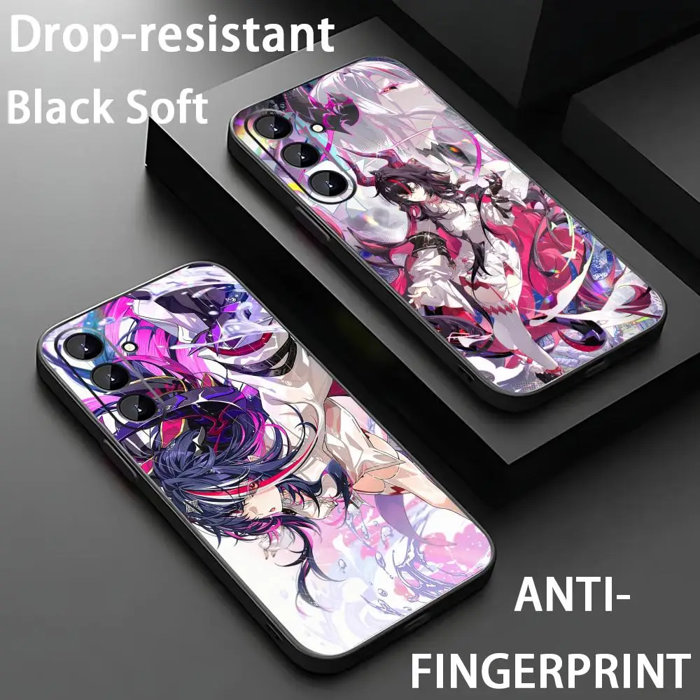 Фото Чехол для телефона Neverness to Everness Shinku для Samsung Galaxy S26 S25 S24 S23 S22 S21 Plus Ultra Note20, мягкий, черный №1