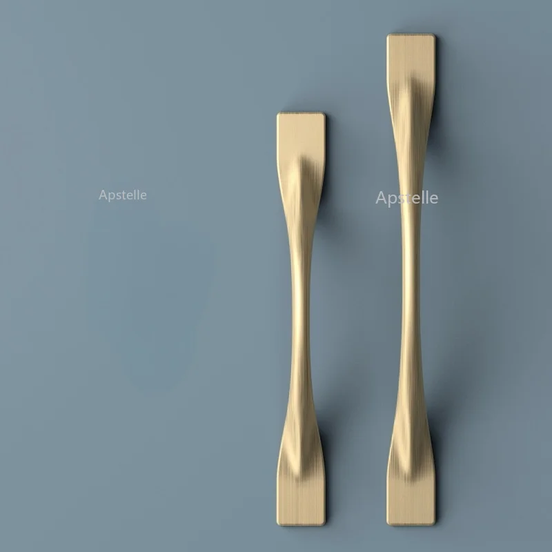 

Zinc Alloy European Modern Handles for Furniture Nordic Drawer Pulls Kitchen Cabinet Knob Top Design Furniture Caracole Hardware