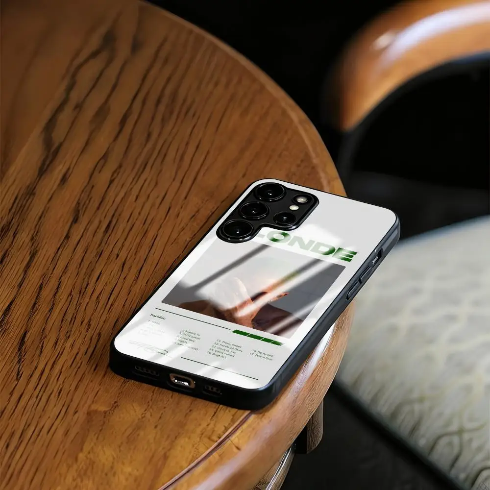 Фото Чехол для телефона Frank Ocean для Samsung S26 S25 S24 S23 S22 S21 S20 Plus Ultra Note20, стеклянный магнитный чехол №2