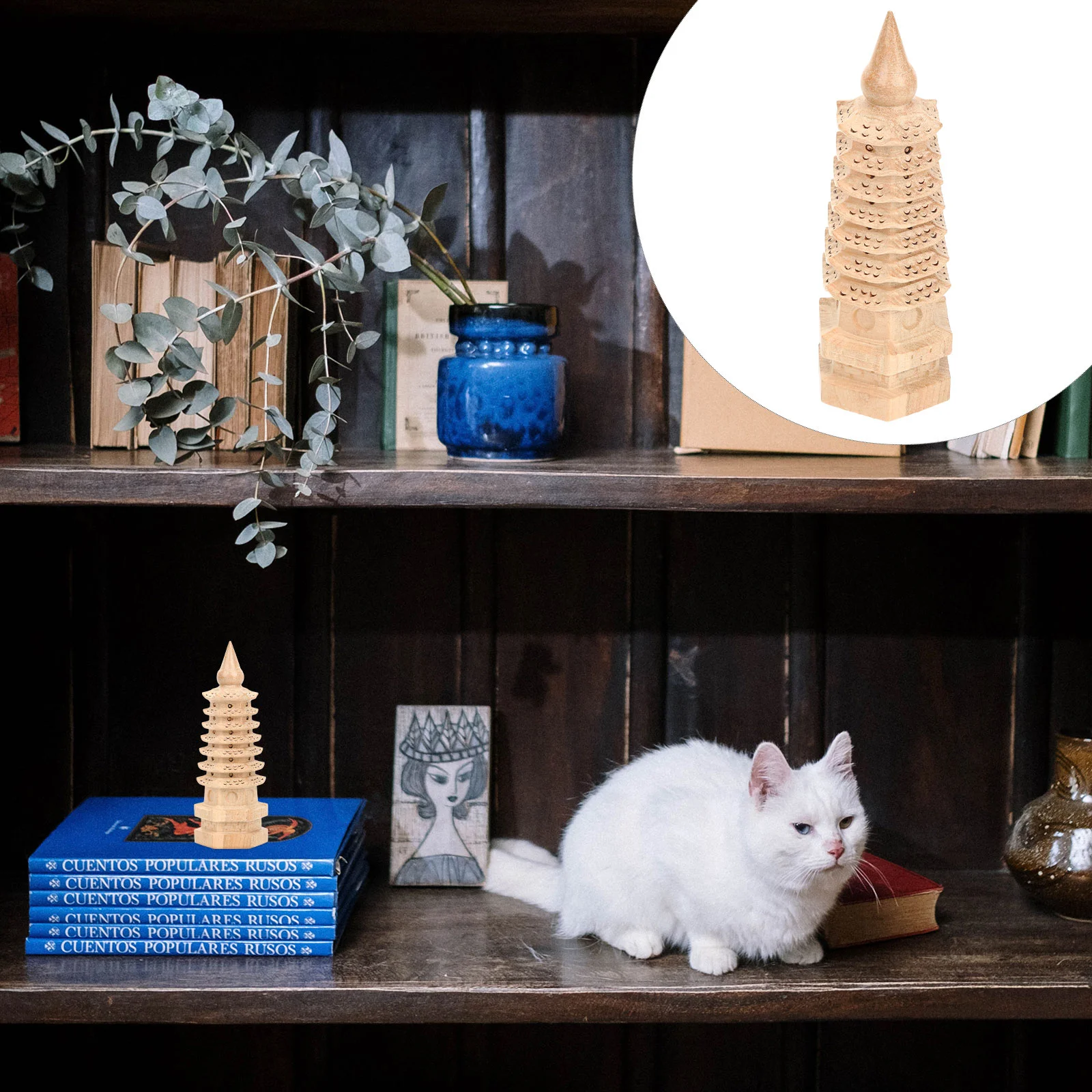 

Office Decoration Zen Garden Decoration Tower Model Tower Statue Pagoda Statue Micro Landscape Decoration