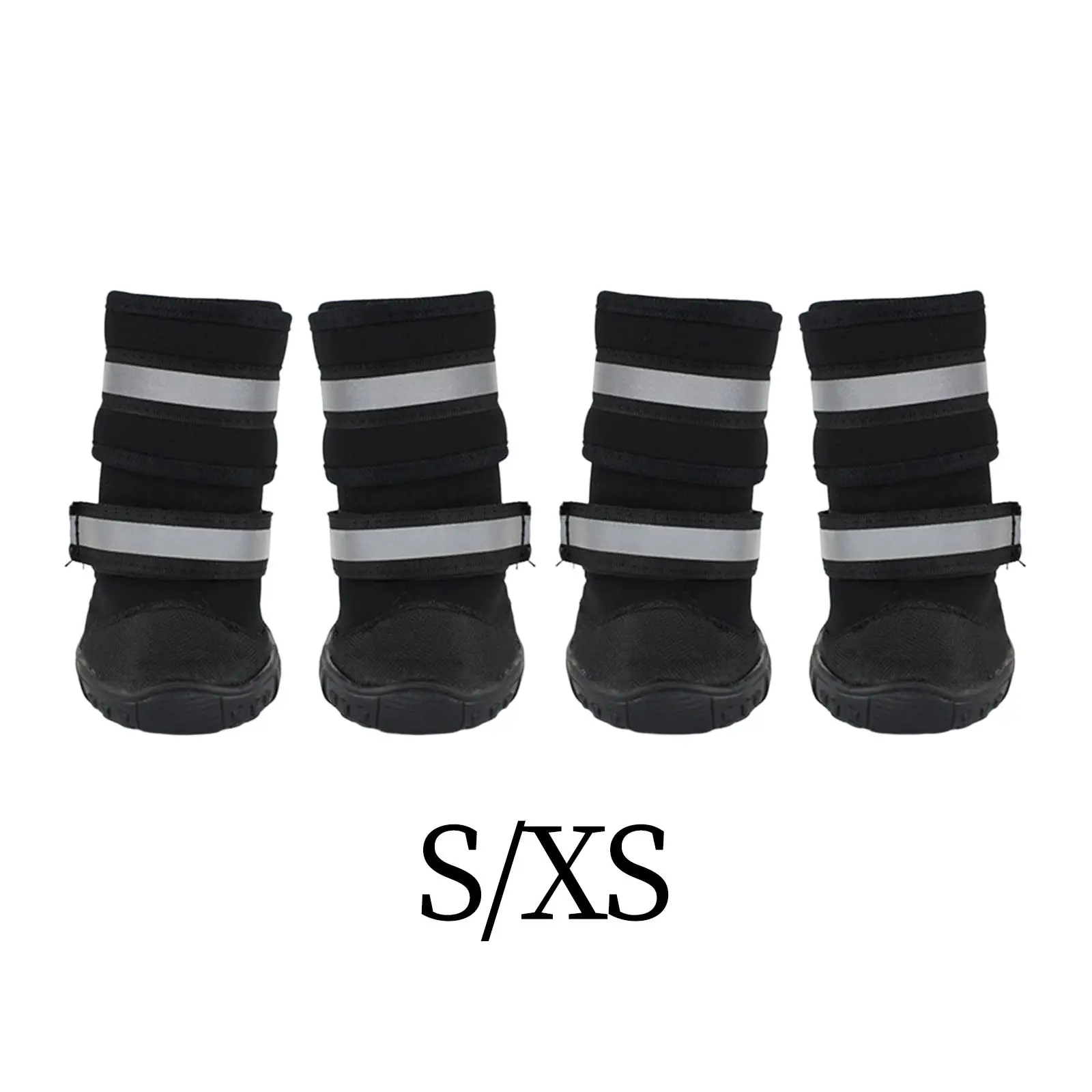 

4 шт./комплект, Нескользящие ботинки для собак