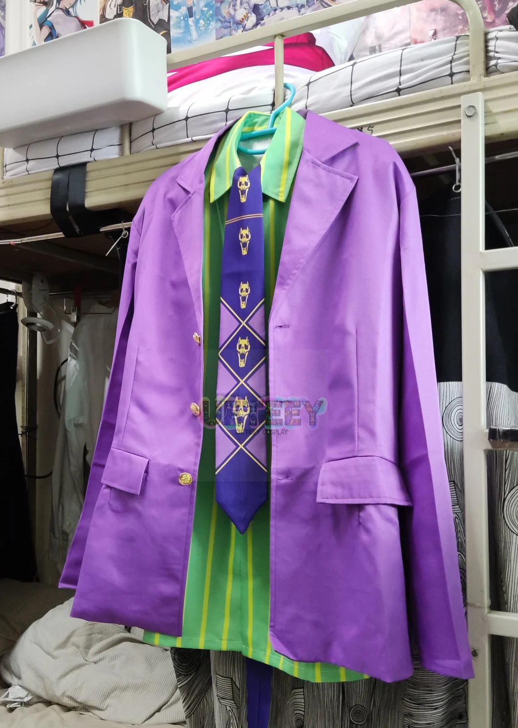 UETEEY Kira Yoshikage фиолетовые стили женская версия Хэллоуин косплей костюм