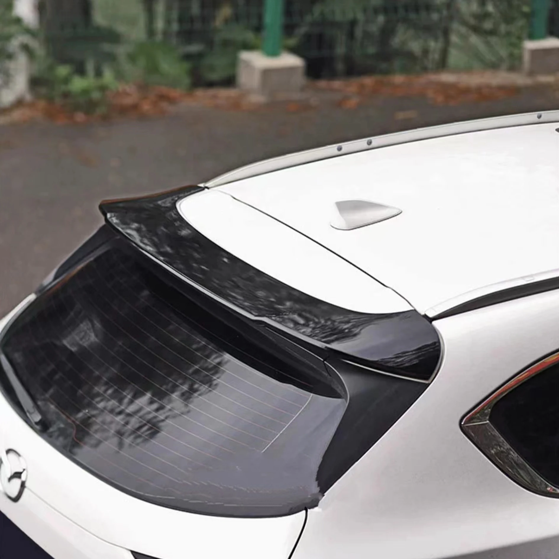 Подходит для Mazda CX-5 2017 18 19 20 21 2022 задний спойлер на крышу брызговик углеродный