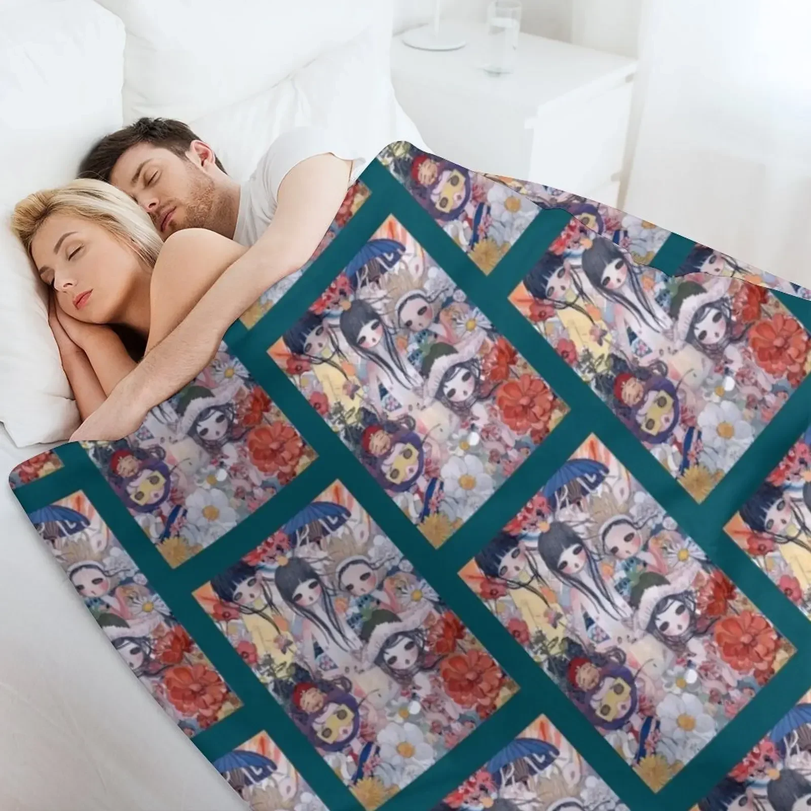 Плюшевое одеяло Aya Takano