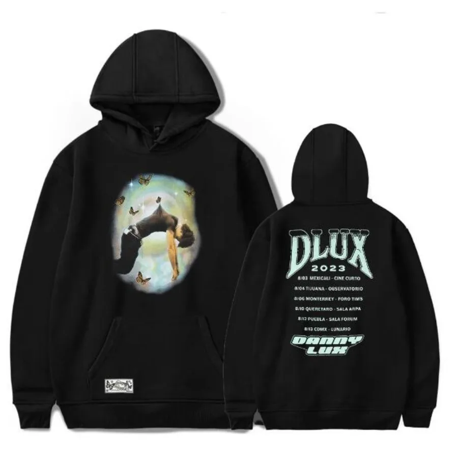 Толстовка DannyLux DLux Tour 2023 г. для женщин и мужчин толстовка уличная одежда пуловер в