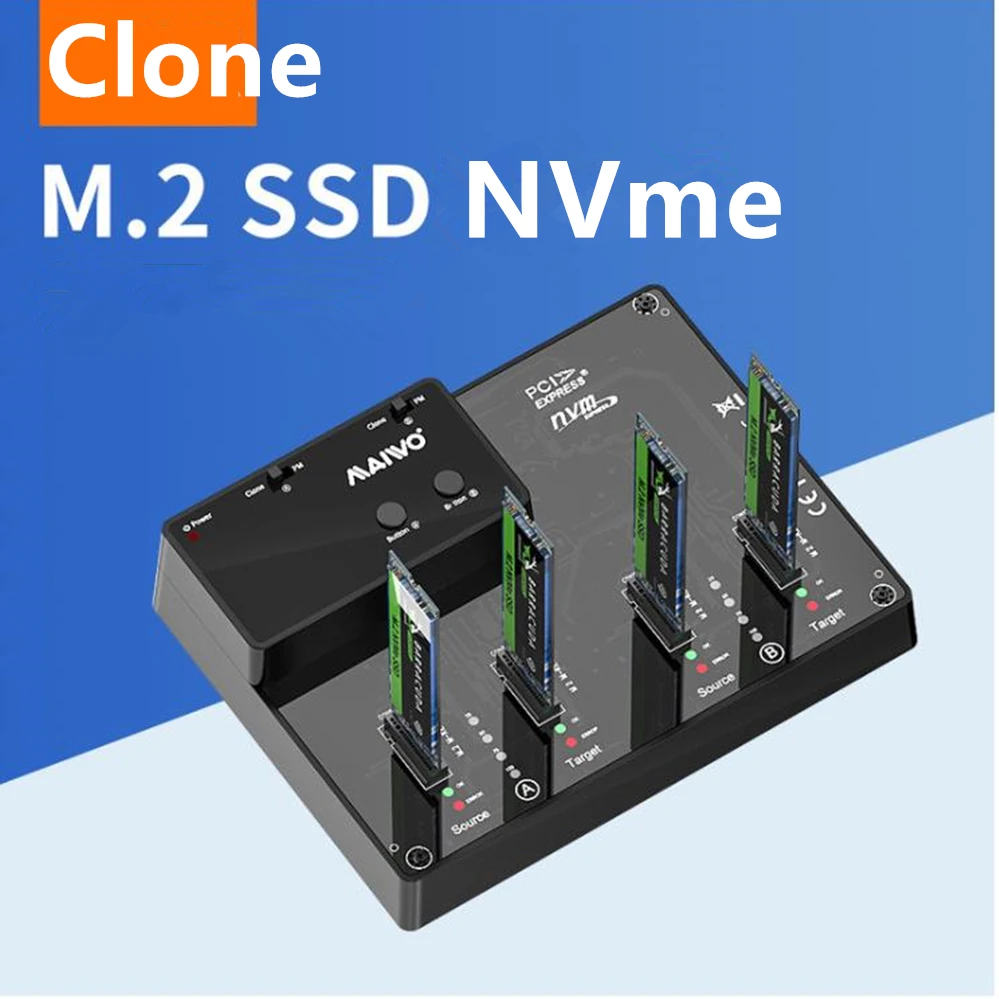 Blueendless Dual bay SSD m.2 чехол usb 3 1 PCIe NVME/NGFF с клавишей M/B &amp M Key корпус Твердый диск ssd