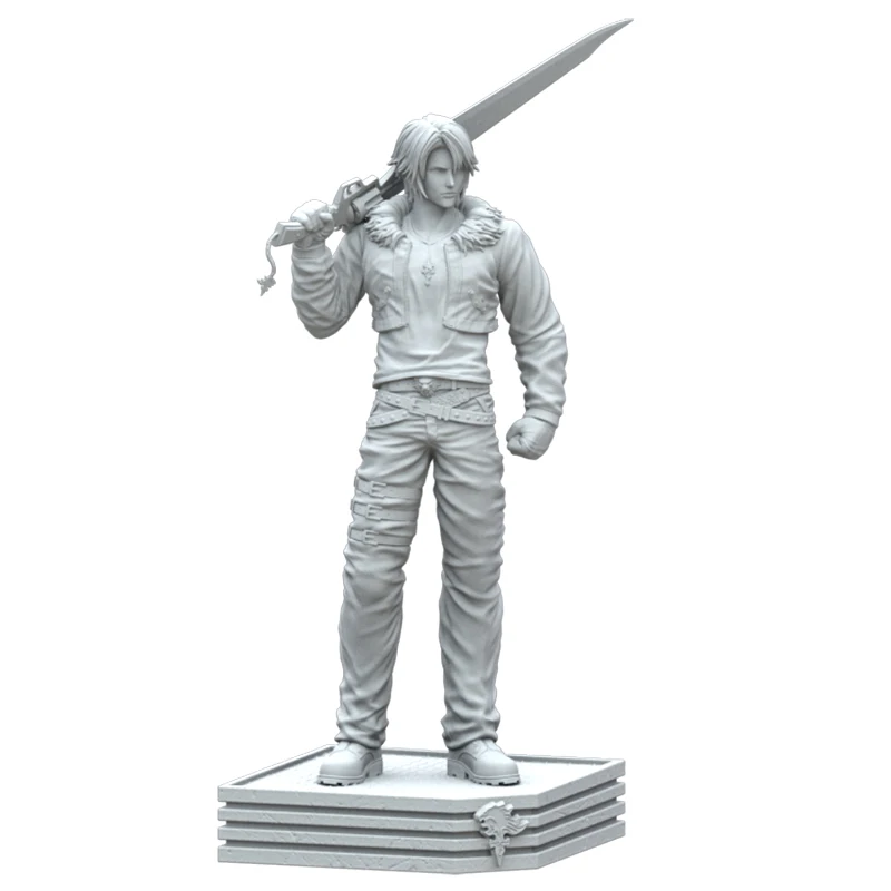 

1/24 75mm 1/18 100mm Resin Model Kits Boy Warrior Unpainted No Color RW-623