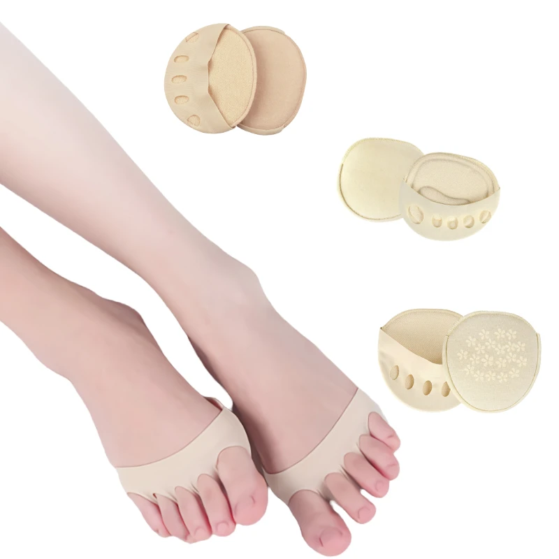

15Pairs Invisible Forefoot Pads Five Toes High Heels Insoles Half Yard Metatarsal Gel Bunion Pain Relief Foot Care Protector