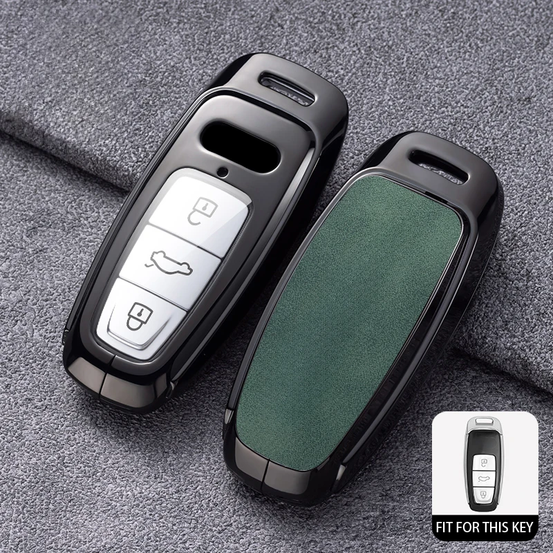 Брелок для автомобильного ключа Внешняя защита Audi A1 A3 A4 A5 A6 A7 A8 Quattro Q3 Q5 Q7 2009-2015 B9 4K