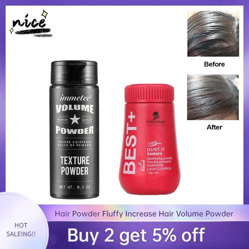 Пушистая пудра для волос унисекс матирующая увеличения объема завершения