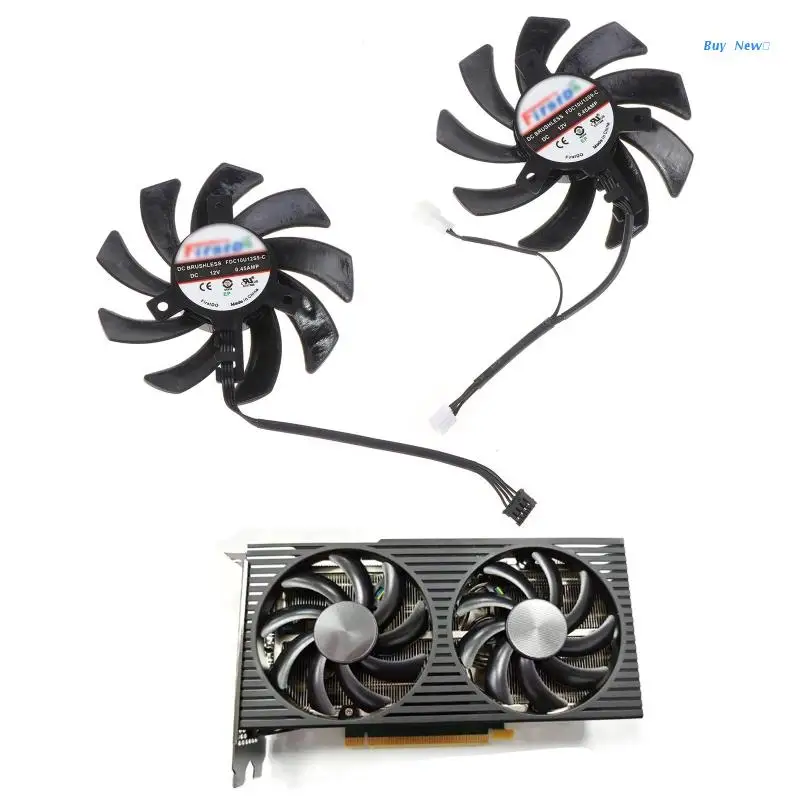 

20CE 85mm Graphics Card Cooling Fan FDC10U12S9-C 12V 0.45A 4Pin VGA Fan for RTX 3060 TI Graphics Card GPU Cooler