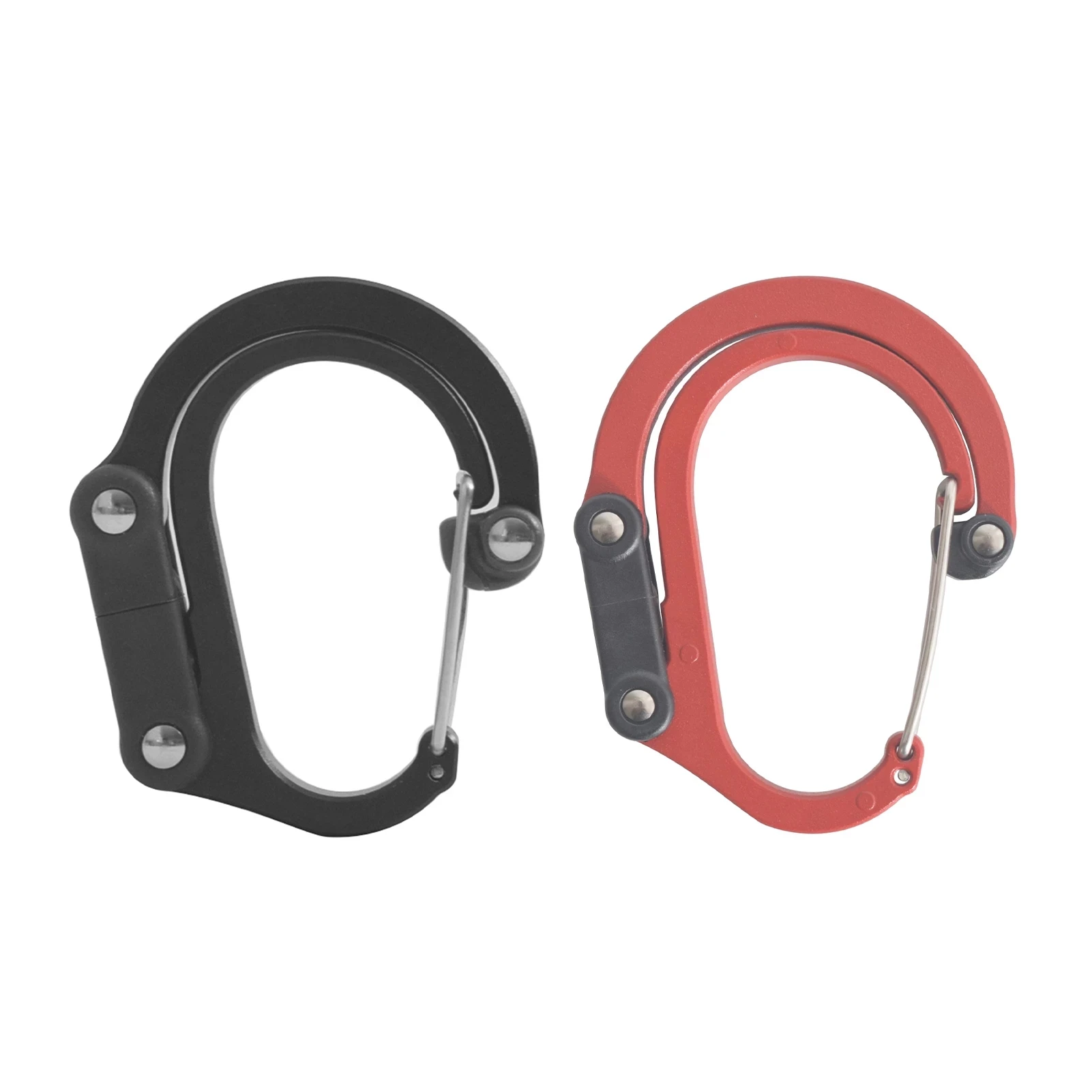 

Hybrid Gear Clip Carabiner Rotating Hook Clip Non-Locking Strong Clips for Camping Fishing Hiking Travel Backpack Carabiner Clip