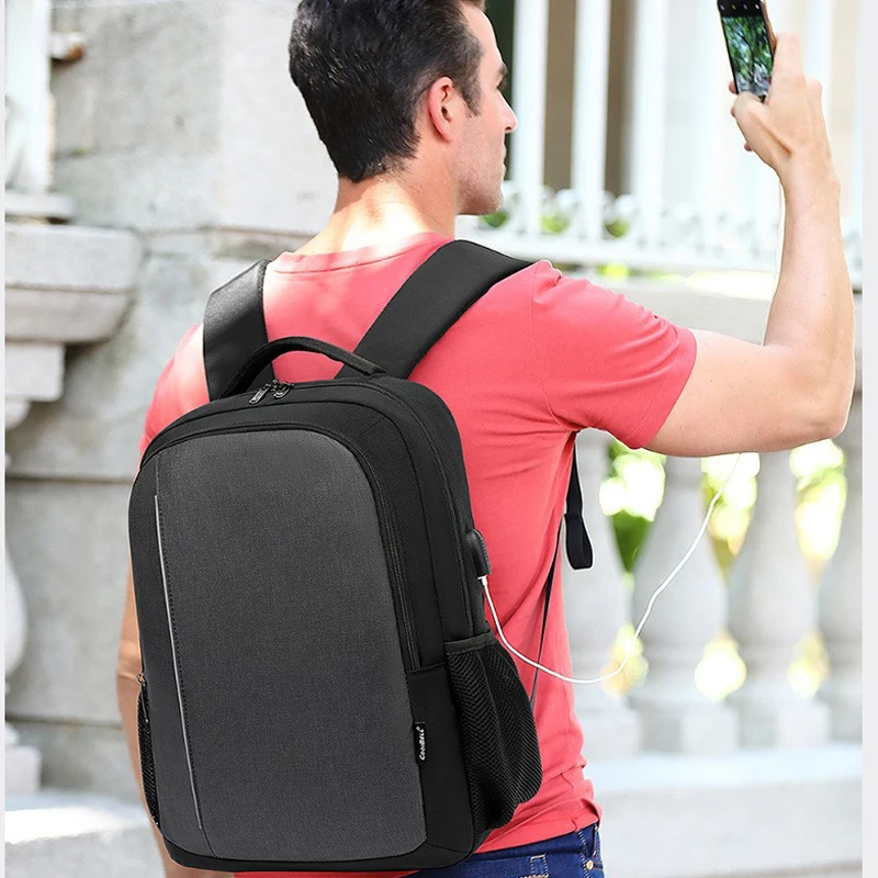 

Рюкзак для ноутбука 15,6 дюйма, водонепроницаемый рюкзак для улицы, деловой мужской рюкзак, Противоударная школьная сумка для студентов