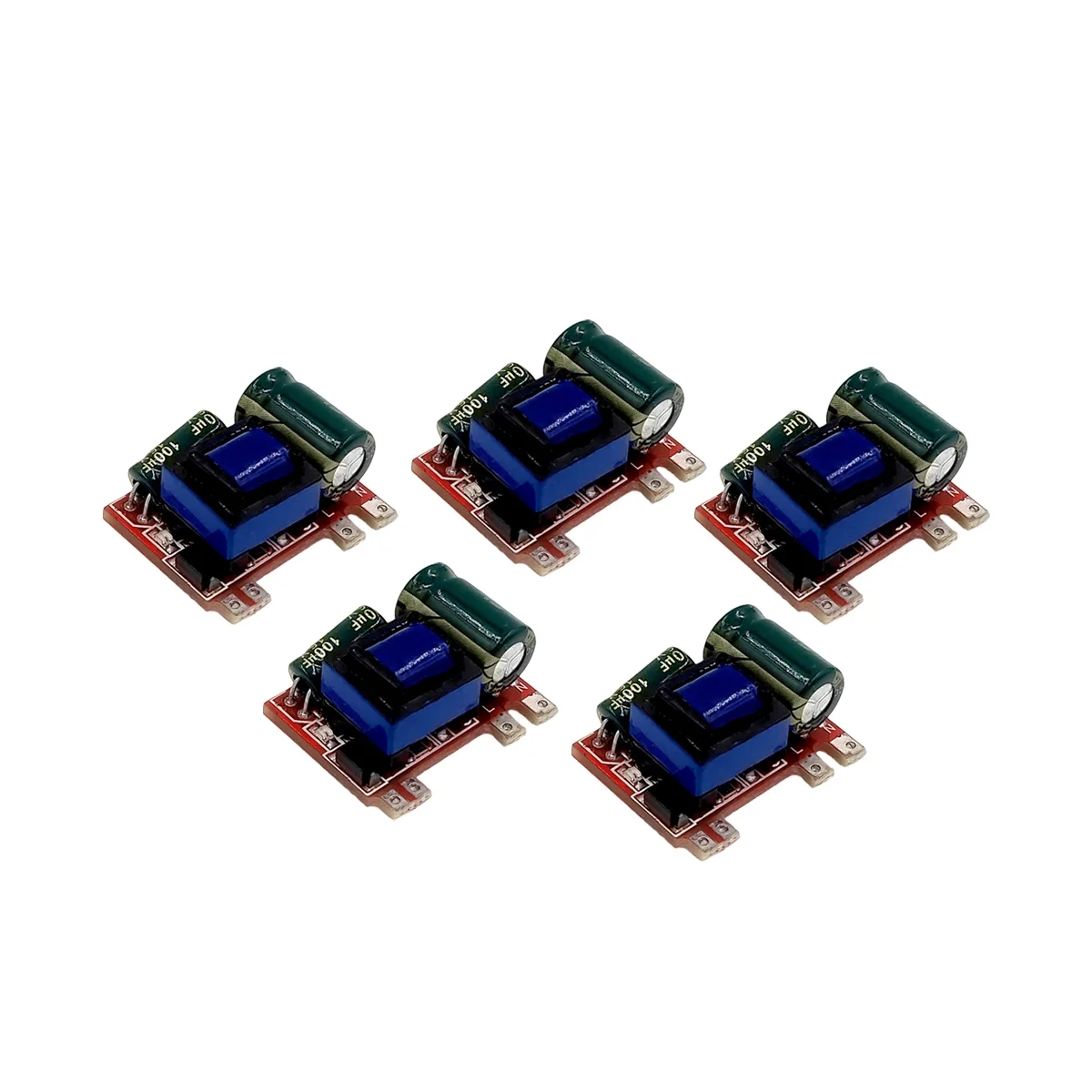 

5 шт., понижающий модуль импульсной мощности, 12 В, 220 мА