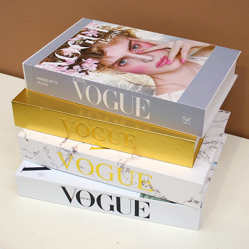 

Ins Fashion Fake Books for Decoration Home Decor Coffee Table Book Simulation Prop Book Model Hotel Room Unopenable Box Book